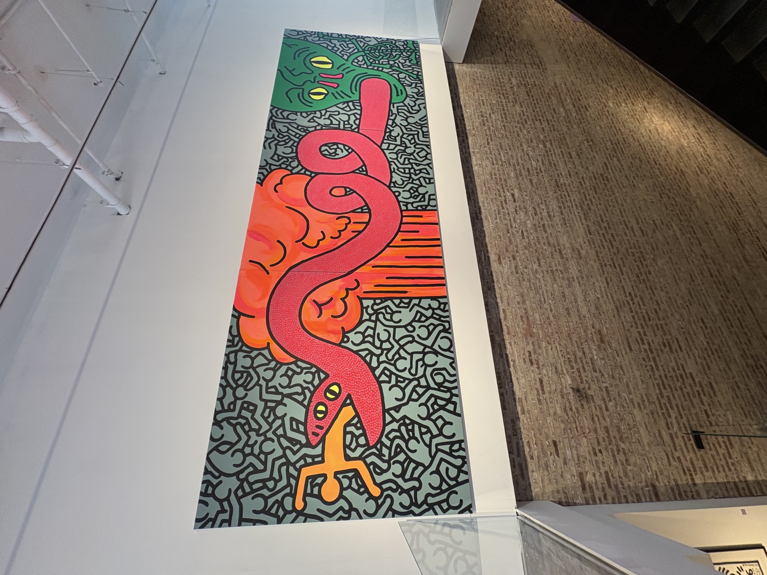 Keith Haring DV8 mural at 60 White