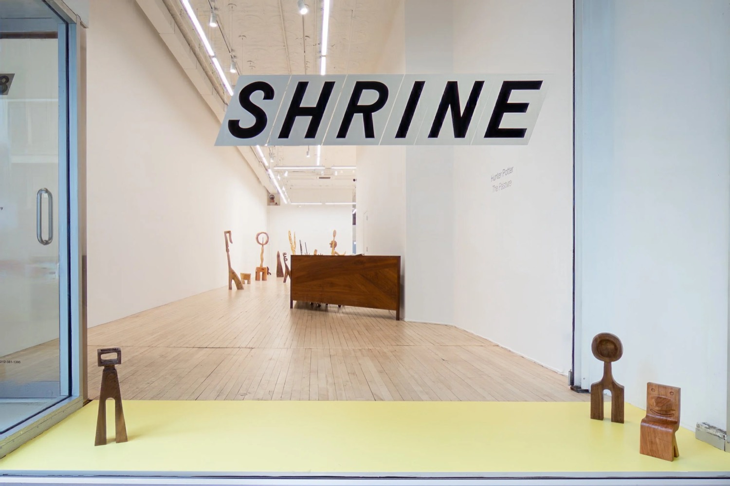 SHRINE gallery on the ground floor of 368 Broadway
